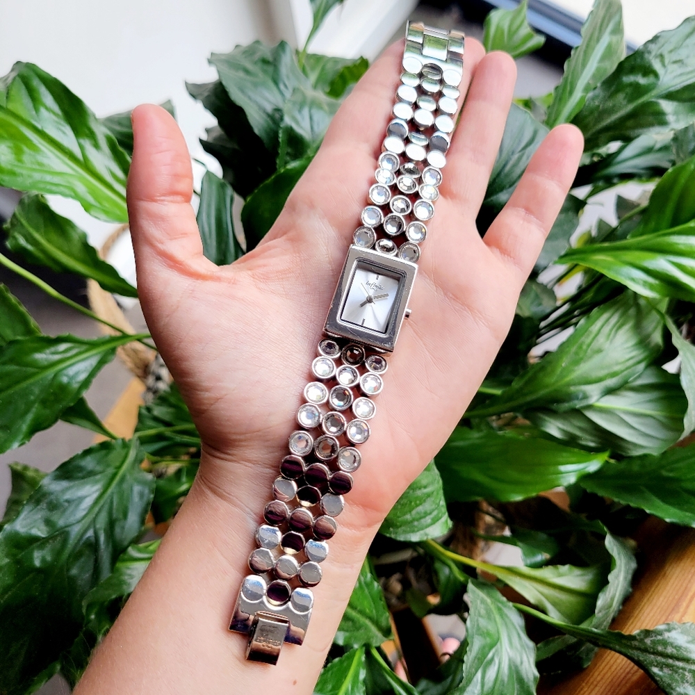 Classic Infinite Rhinestone Silver Watch